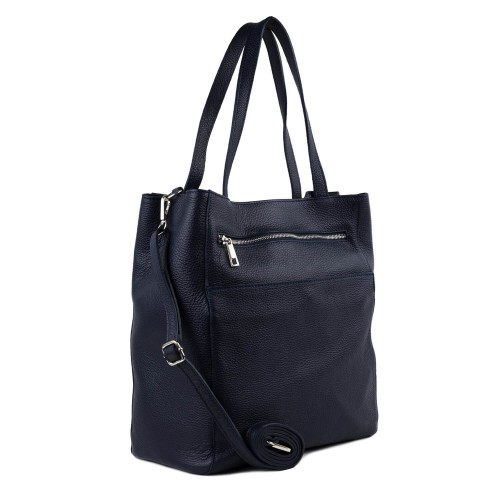 Geanta piele bleumarin GF1287