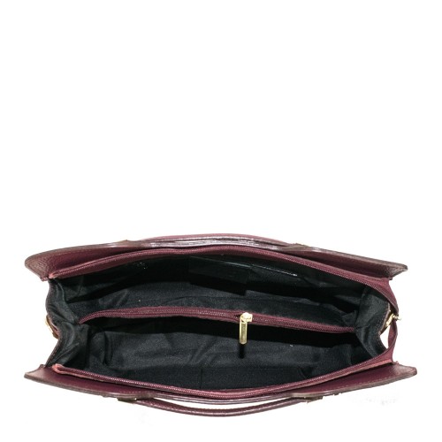 Geanta piele marsala GF1295