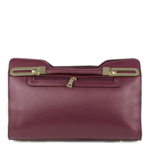 Geanta piele marsala GF1295