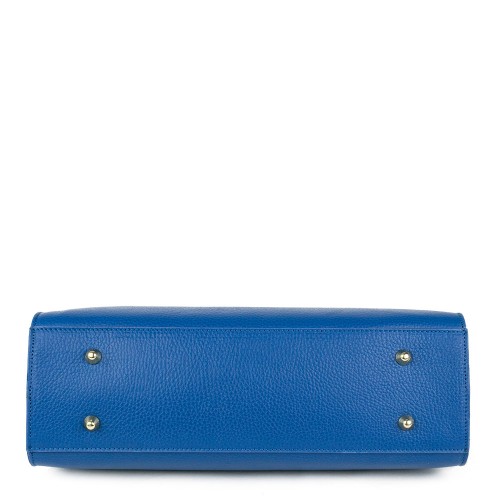 Geanta piele albastra GF1297