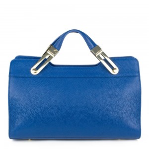 Geanta piele albastra GF1297