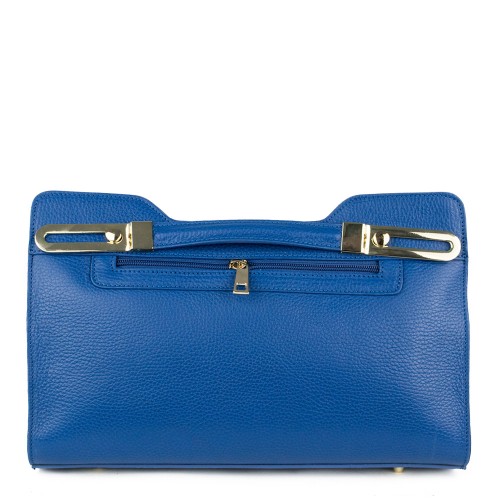 Geanta piele albastra GF1297