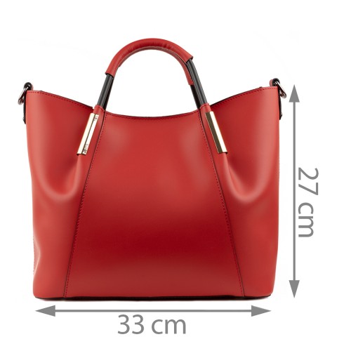 Geanta piele rosie GF1299