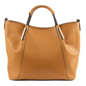 Geanta piele camel GF1300