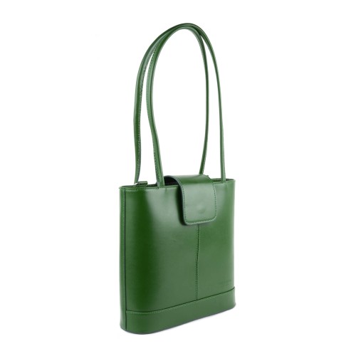 Geanta piele verde GF1325