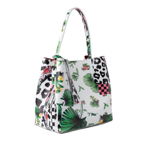 Geanta piele multicolor GF1395
