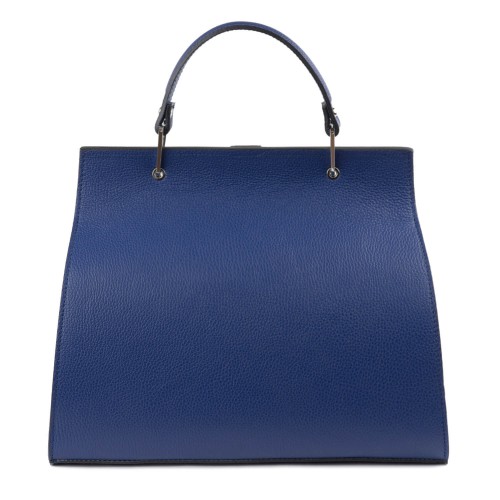 Geanta dama piele naturala bleumarin GF1415