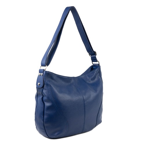 Geanta piele albastru inchis GF1465