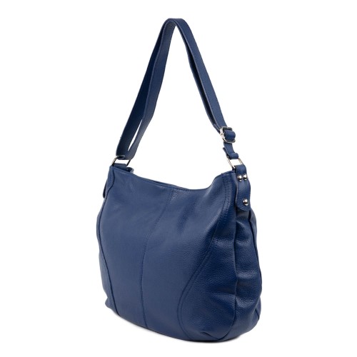 Geanta piele albastru inchis GF1465
