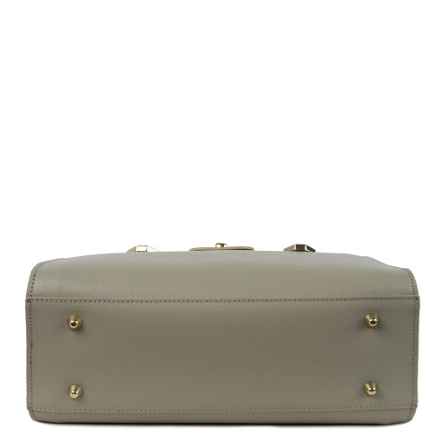 Geanta piele taupe deschis GF1479