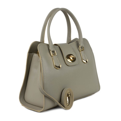 Geanta piele taupe deschis GF1479