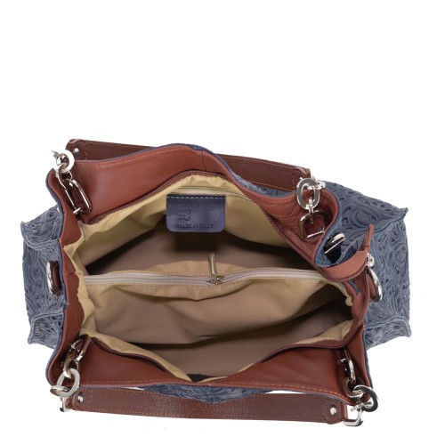 Geanta piele bleumarin GF1491
