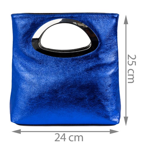 Gentuta piele albastra tip plic GF1507
