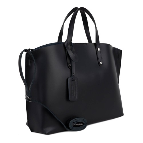 Geanta piele neagra GF1517