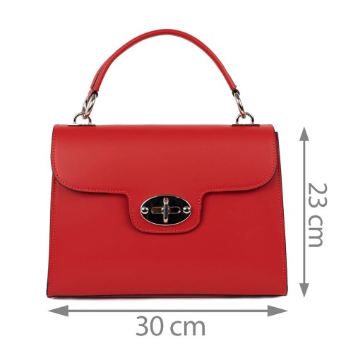 Geanta piele rosie GF1526