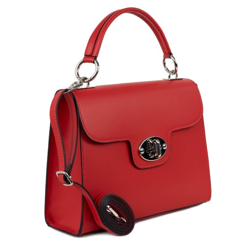 Geanta piele rosie GF1526