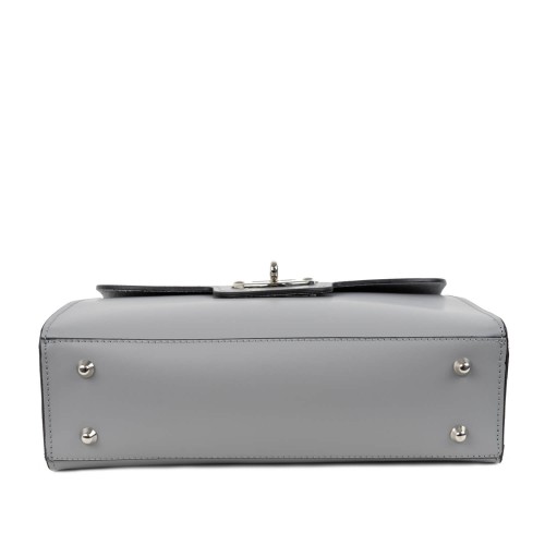 Geanta piele gri deschis GF1527