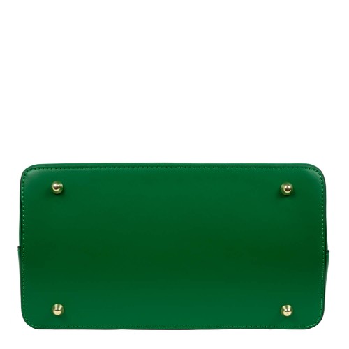 Geanta piele verde GF1574
