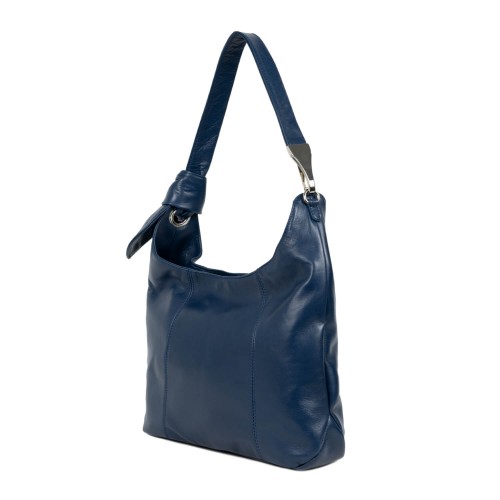 Geanta piele naturala bleumarin GF1596