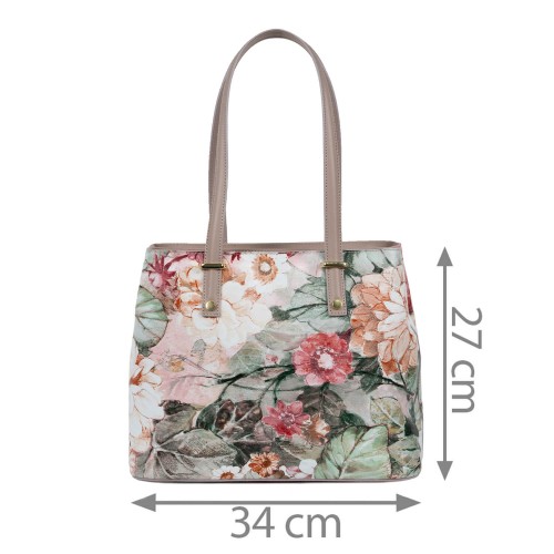 Geanta dama imprimeu flori mari GF1606