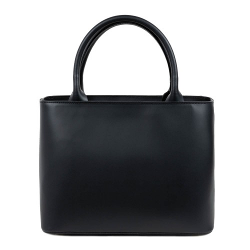 Geanta piele naturala neagra GF1631