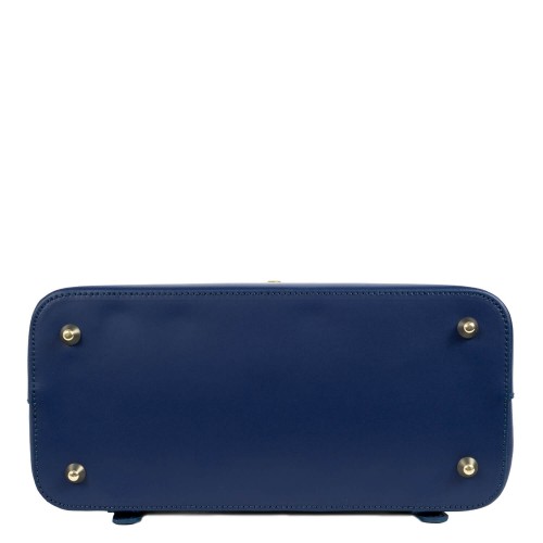 Rucsac piele bleumarin imprimeu sarpe GF1636