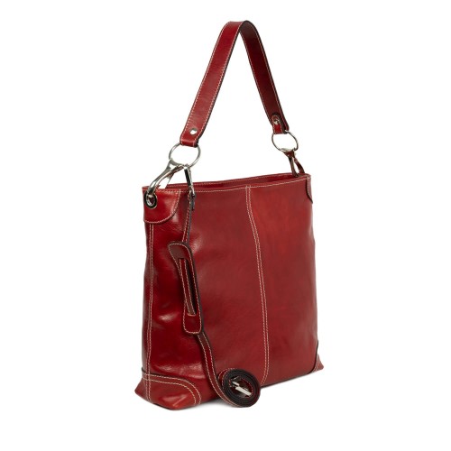 Geanta piele rosu inchis GF1892