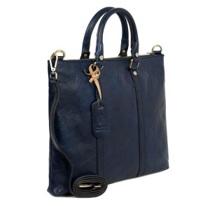 Servieta unisex piele bleumarin GF1893