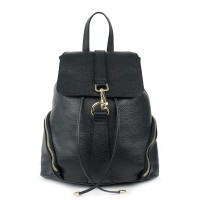 Rucsac piele naturala negru GF897