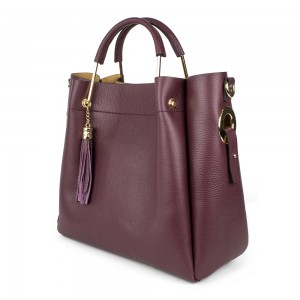 Geanta piele marsala GF917