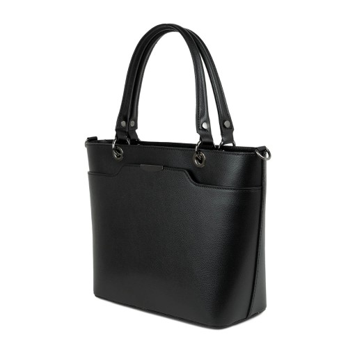 Geanta piele neagra GF921