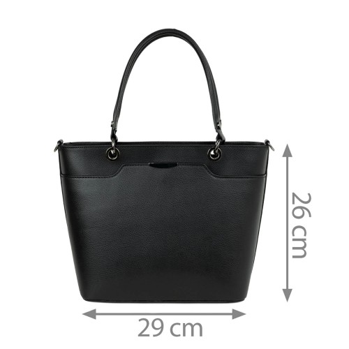 Geanta piele neagra GF921