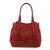 Geanta piele rosie imprimeu GF942