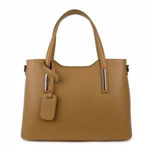Geanta piele camel GF945