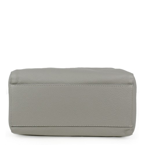 Geanta piele gri deschis GF953