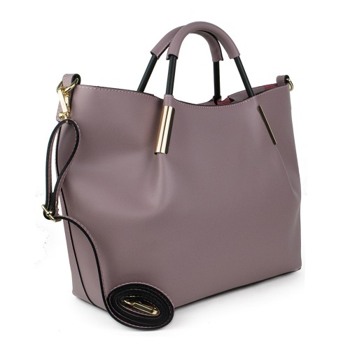 Geanta piele liliac inchis GF959