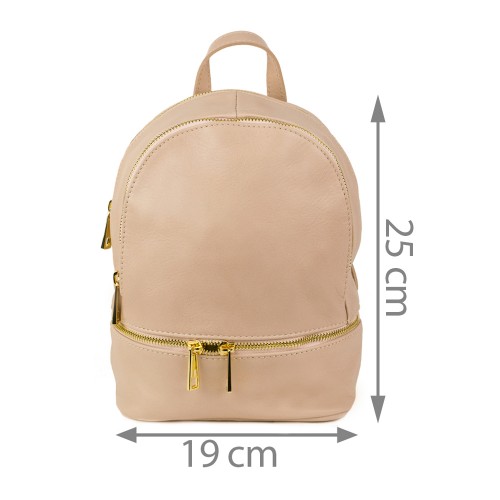 Rucsac piele roz prafuit GF987