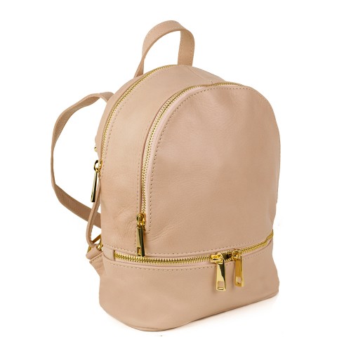 Rucsac piele roz prafuit GF987