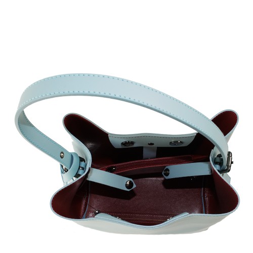 Geanta dama piele bleu GF990