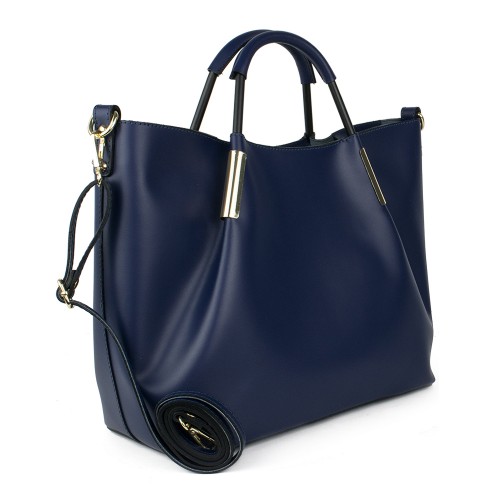 Geanta piele bleumarin GF994