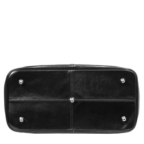 Geanta voiaj neagra din piele GV001