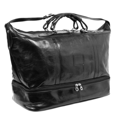 Geanta voiaj neagra din piele GV001