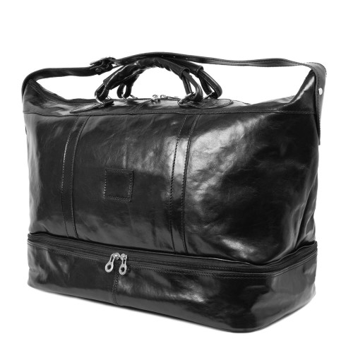 Geanta voiaj neagra din piele GV001