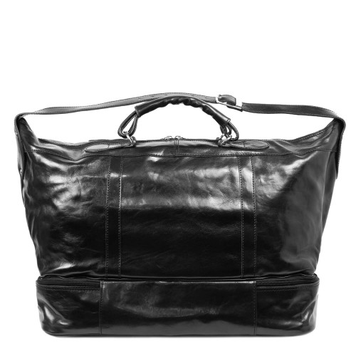 Geanta voiaj neagra din piele GV001