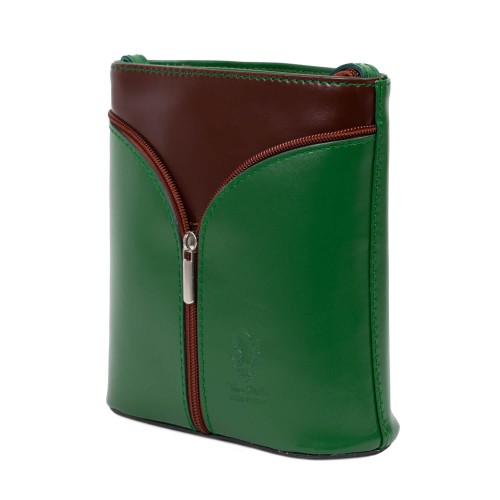 Gentuta piele verde/maro GF2540