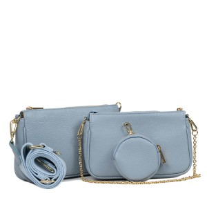 Gentuta piele albastru prafuit GF2562