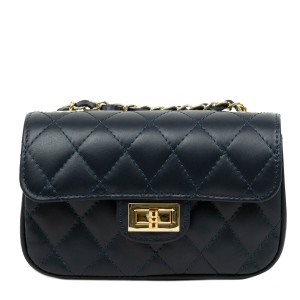 Gentuta dama piele bleumarin GF2674