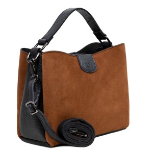 Gentuta piele maro/negru GF3004