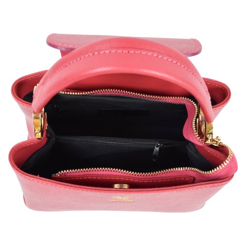 Gentuta dama piele roz inchis GF3389