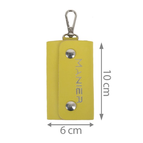 Port-chei piele naturala verde fistic PC015